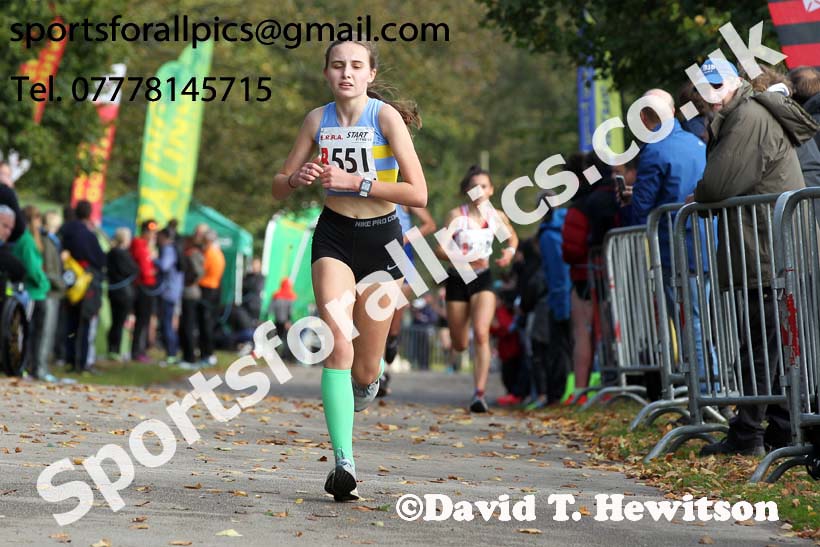 Womens under-17 3 stage road relay, 2019 ERRA 6 and 4 Stage Relay and Young Athletes.  Photo: David T. Hewitson/Sports for All Pics